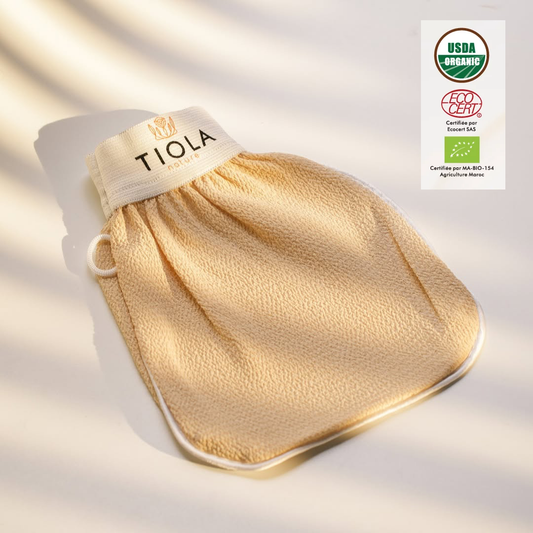 Reveal Radiant Skin with TiolaNature™ Moroccan Hamam Gloves – Your Secret to Soft, Glowing Beauty!